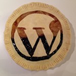 A WordPress pie, ready to be baked.